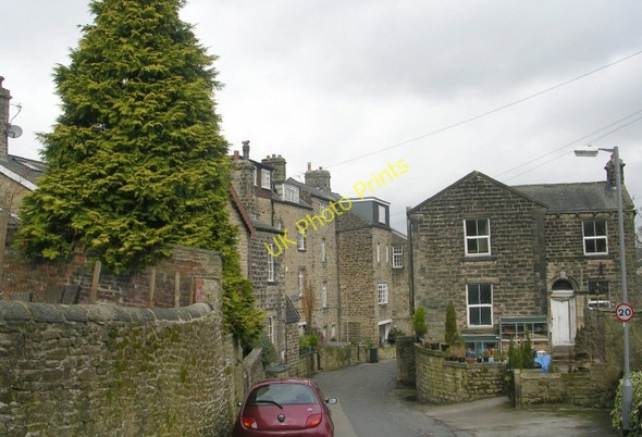 Photo 6"x4" Looking down Stockinger Lane Addingham c2009