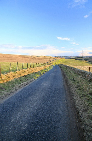 Photo 6"x4" The straight and narrow Auchnacree c2009