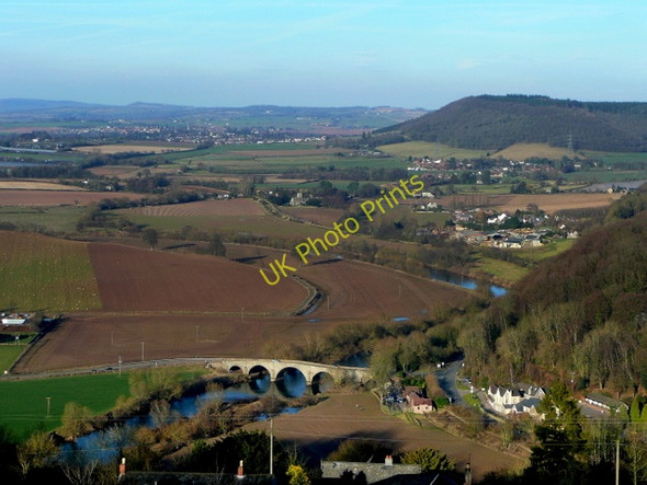 Photo 6"x4" Kerne Bridge and the Wye Valley Leys Hill\/SO5819 c2009