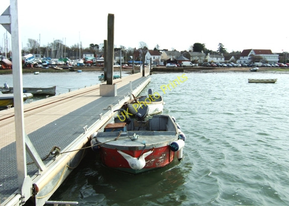 Photo 6"x4" Harbour pontoon, West Mersea West Mersea c2009
