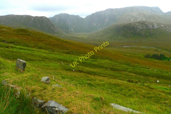 Photo 6"x4" Poison Glen - From viewpoint off R251 near Dunlewy Money Beg c2005