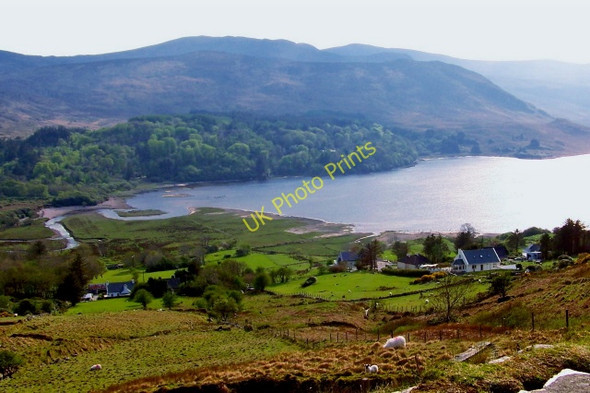 Photo 6"x4" Dunlewy - Hillside and Lough Money Beg c2008