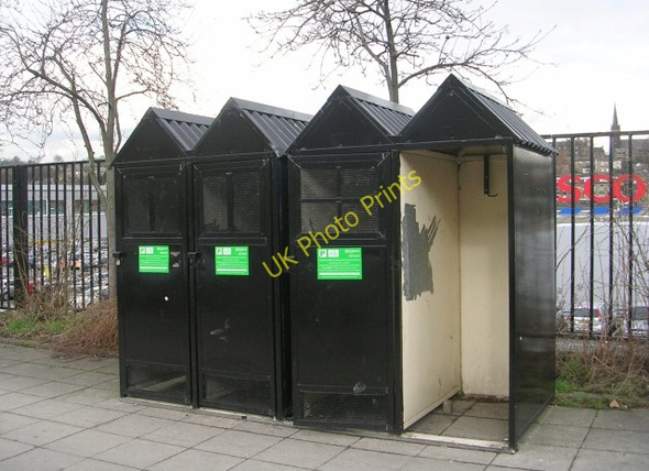 Photo 6"x4" Cycle Lockers - Commercial Street Batley c2009