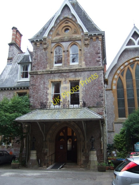 Photo 6"x4" Front door of Brunel Manor Torquay c2009
