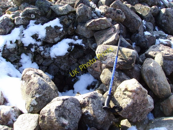 Photo 6"x4" Cairn by the track to Achinael (detail) Little Torboll c2009