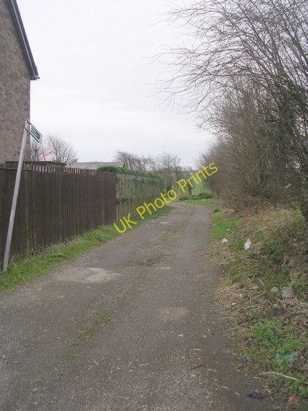 Photo 6"x4" Footpath - Little Lane Featherstone\/SE4220 c2009