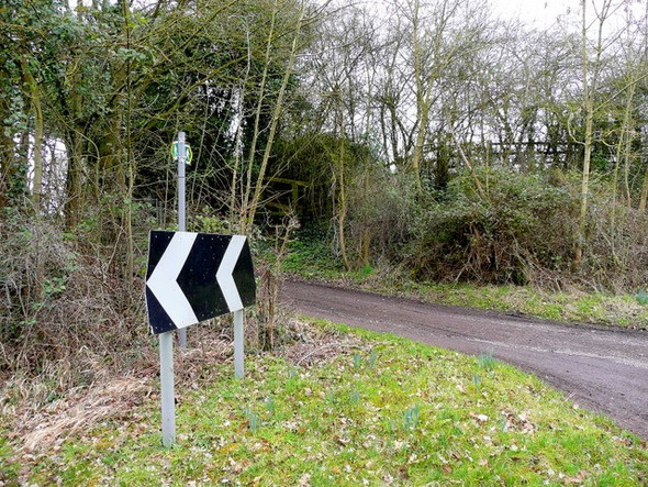 Photo 6"x4" Two footpaths start here Upleadon c2009