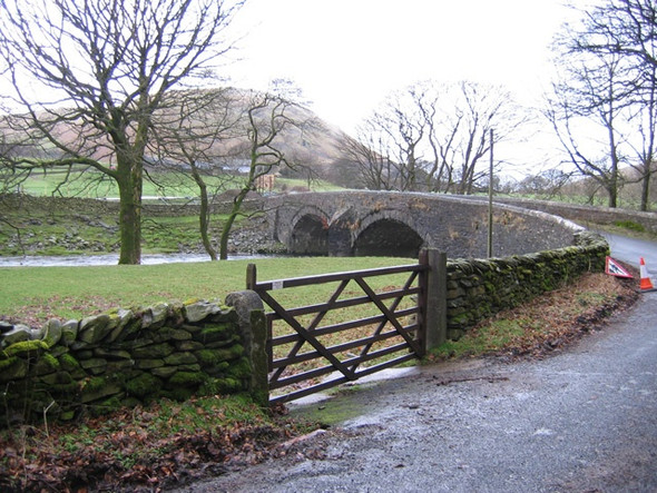 Photo 6"x4" Salterwath Bridge Low Borrowbridge c2009