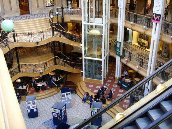 Photo 6"x4" Inside Princes Square shopping centre Glasgow c2009