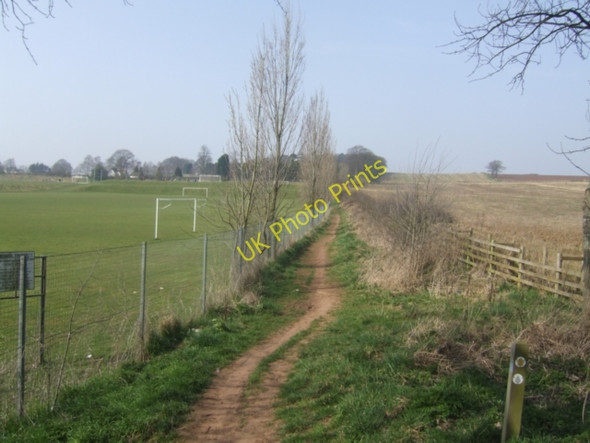 Photo 6"x4" School playing fields beside the Monarch's Way West Hagley c2009