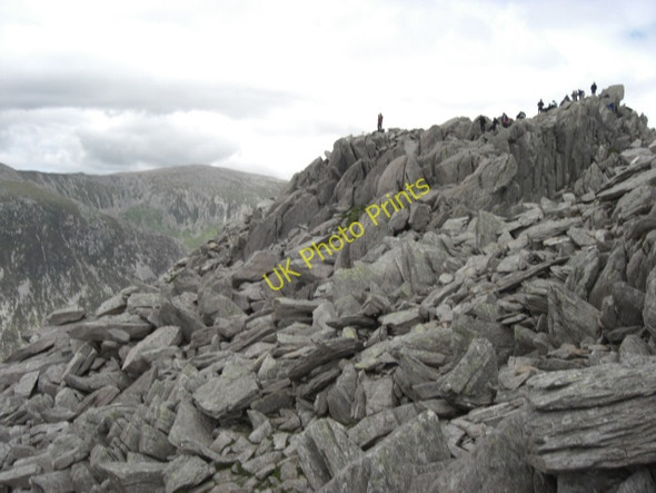 Photo 6"x4" Approach to Tryfan summit Llyn Bochlwyd c2008