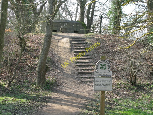 Photo 6"x4" Pill box beside the River Wey Guildford c2009