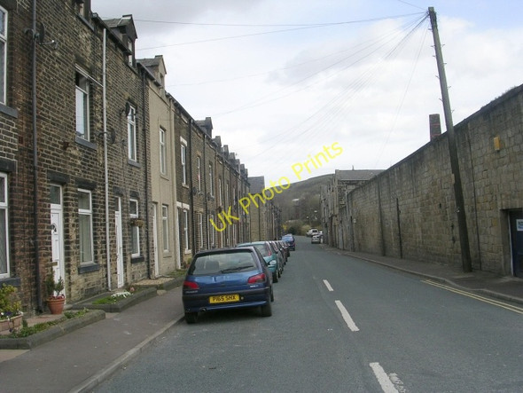 Photo 6"x4" Commercial Street - Key Syke Lane Todmorden c2009