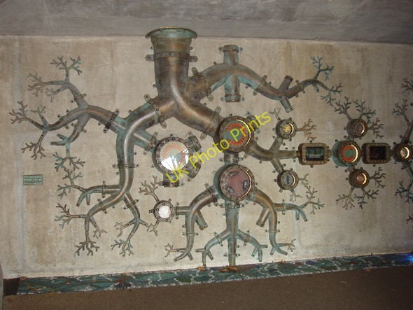 Photo 6"x4" Rhizotron artwork, Kew Gardens Brentford c2009