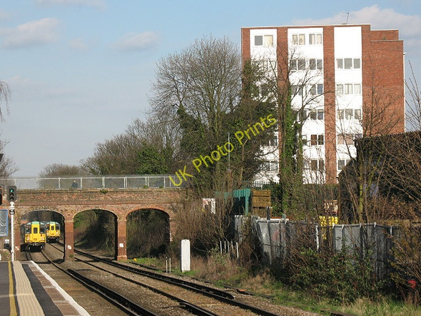 Photo 6"x4" Bridge Road footbridge, Wallington Wallington\/TQ2964 c2009