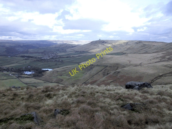 Photo 6"x4" Stoodley Pike from Gaddings Dam Eastwood\/SD9625 c2005