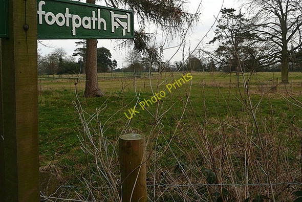Photo 6"x4" Footpath near Manor Farm Crookham\/SU5464 c2009