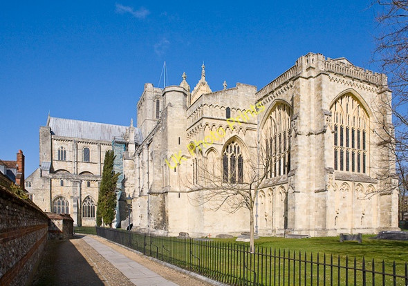 Photo 6"x4" Winchester Cathedral, east end Winchester c2009