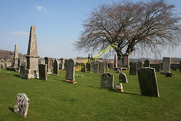 Photo 6"x4" Dunbennan Cemetery Huntly c2009