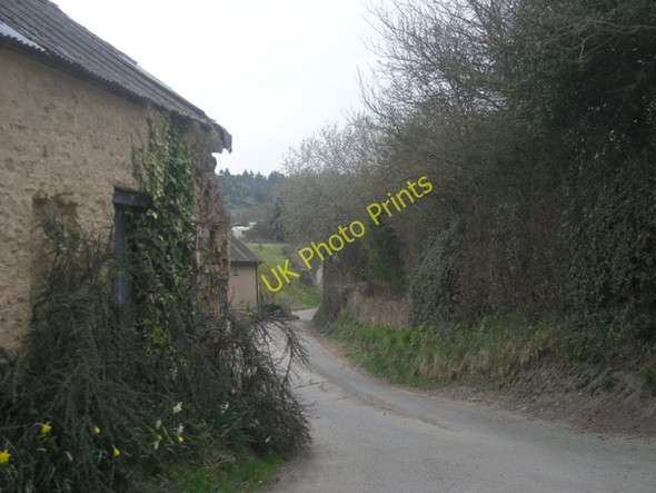 Photo 6"x4" Lane through Ridgway Ridgway\/SO3986 c2009