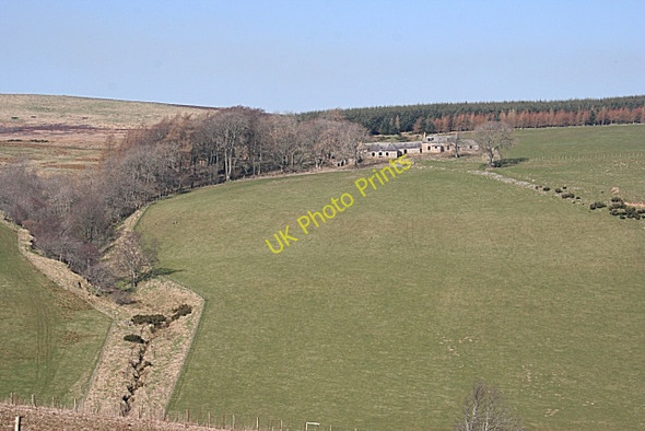 Photo 6"x4" Bonfail from above Townhead Haugh of Glass c2009