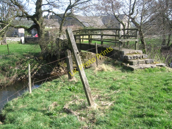 Photo 6"x4" Footbridge near Westside Mill Ecton\/SK0958 c2009