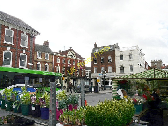 Photo 6"x4" Wantage Market Wantage c2009