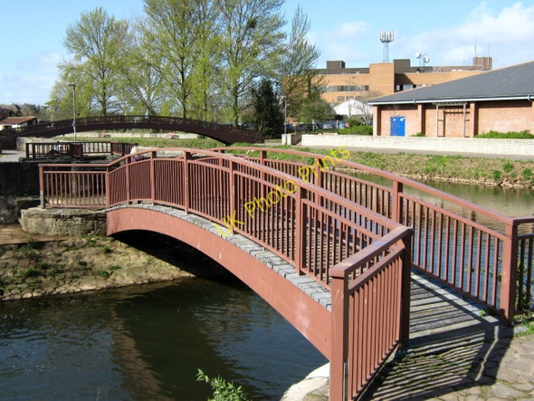 Photo 6"x4" Footbridge over Mill Stream, Taunton Taunton\/ST2324 c2009