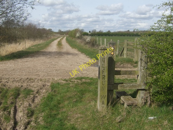 Photo 6"x4" Wulfrun Way on the former colliery railway Bloxwich c2009