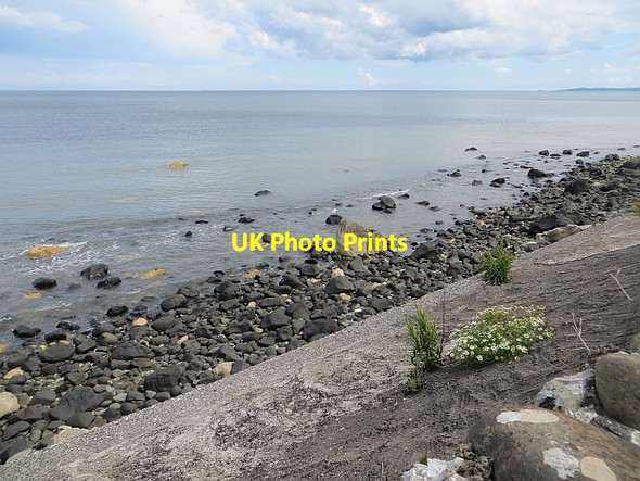Photo 6"x4" Coastal defences, A2 Carncastle c2013