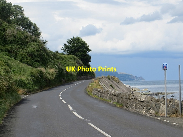 Photo 6"x4" Coast Road Glenarm\/D3115 c2013
