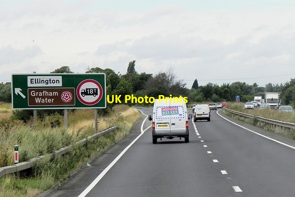 Photo 6"x4" A14 near Ellington Ellington\/TL1571 c2013