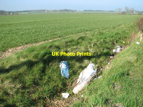 Photo 6"x4" Fly-tipping in ditch beside St Margaret's Road Ilketshall St Margaret c2014