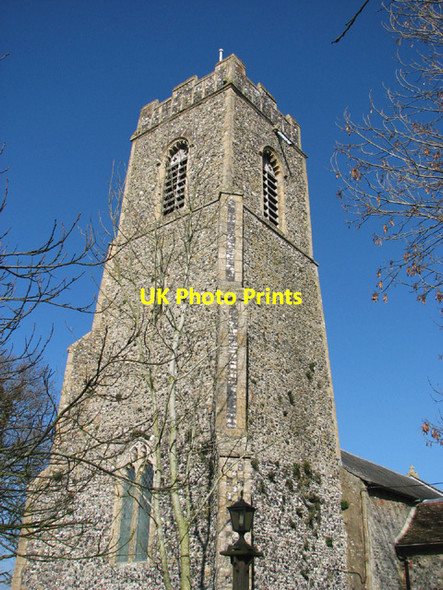 Photo 6"x4" The tower of St Peter's church in St Peter South Elmham St Peter South Elmham c2014