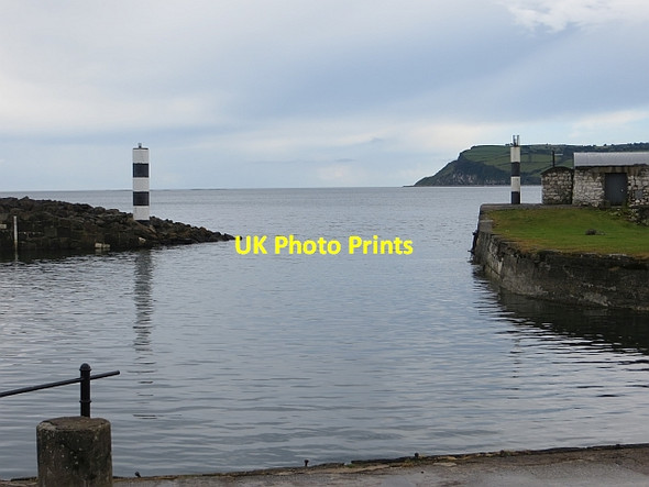 Photo 6"x4" Entrance, Carnlough Harbour Carnlough c2013