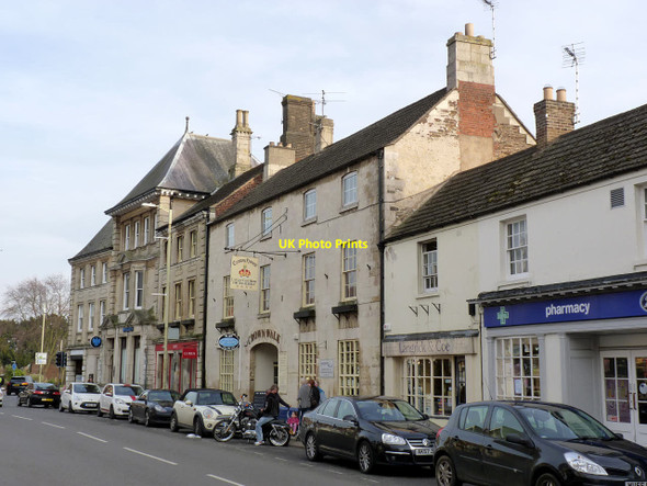 Photo 6"x4" Former Crown Hotel Oakham\/SK8509 c2014