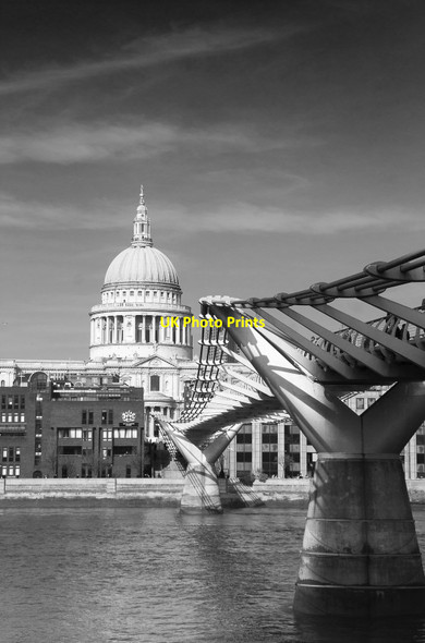 Photo 6"x4" The Millennium Bridge London c2014