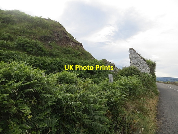 Photo 6"x4" Chalk pinnacle Glenariff c2013