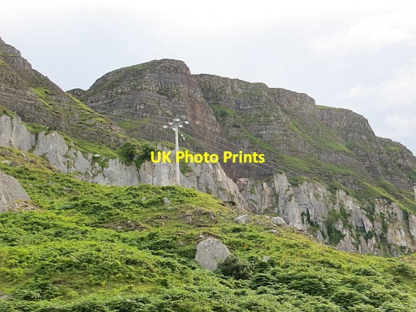 Photo 6"x4" Crags, Galboly Glenariff c2013