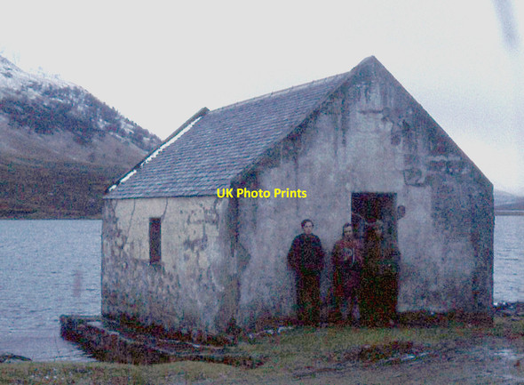 Photo 6"x4" Old boathouse, Loch a' Bhraoin Leitir Fhearna\/NH1574 c1971