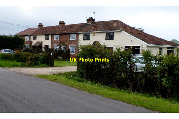 Photo 6"x4" Row of four houses in Northwick New Passage c2012