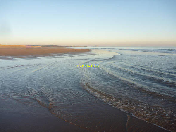 Photo 6"x4" Coastal East Lothian : Early Morning Waves, Belhaven Bay Dunbar c2014