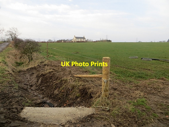 Photo 6"x4" Fencing in progress Glenbrock c2014