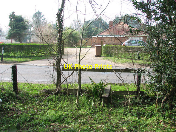 Photo 6"x4" Disused stile beside Taverham Lane Costessey c2014