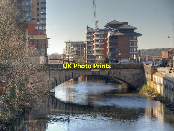 Photo 6"x4" Albert Bridge Manchester c2014