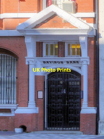 Photo 6"x4" Manchester and Salford Savings Bank Doorway Manchester c2014