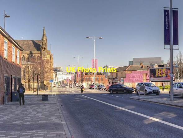 Photo 6"x4" Chapel Street (A6), Salford Manchester c2014