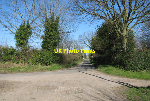 Photo 6"x4" Station Road, Somerleyton Herringfleet c2014