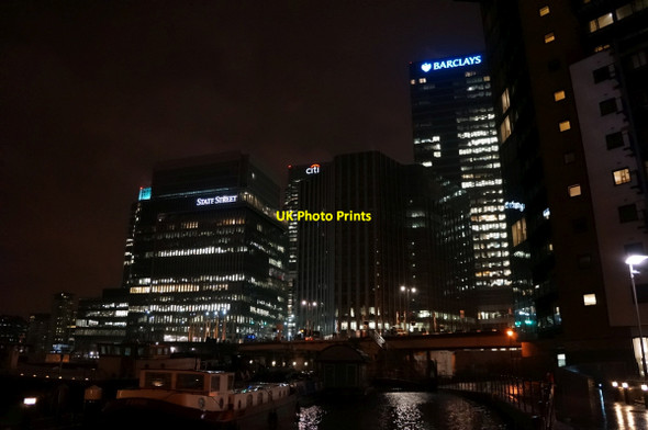 Photo 6"x4" Canary Wharf from Blackwall Basin Poplar\/TQ3780 c2014