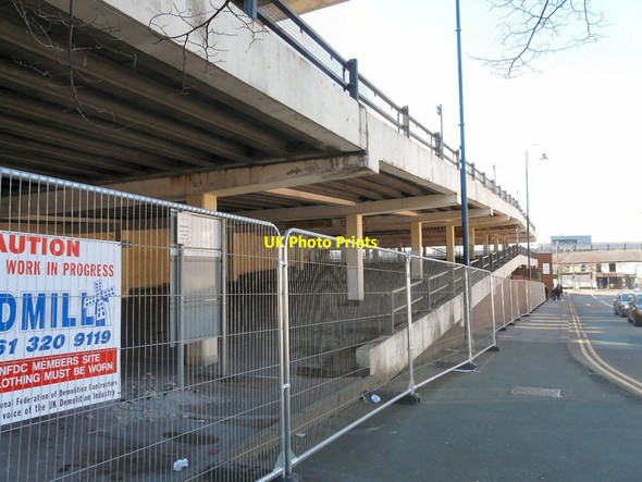 Photo 6"x4" Car Park Demolition Hyde\/SJ9494 c2014